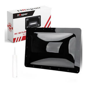 HRepair RV Skylight Vent Cover Black - Open Box